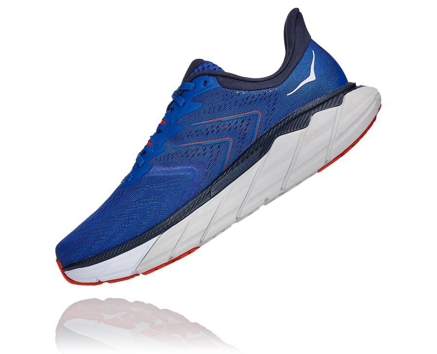 Zapatillas Running Hoka One One Hombre - Arahi 5 - Azules - VXP461739